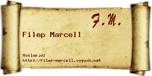 Filep Marcell névjegykártya